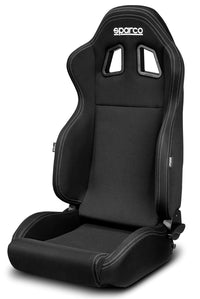 Thumbnail for Sparco-R100-Seat-Black-Front-Image