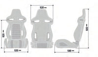 Thumbnail for Sparco-R333-Performance-Seat-Dimensions-image