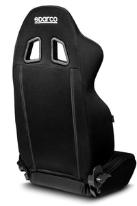 Thumbnail for Sparco R100 Seat Black Rear Image