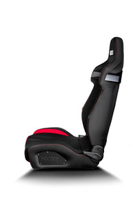 Thumbnail for Sparco R333 R-333 R 333 Seat Black / Red Side Image