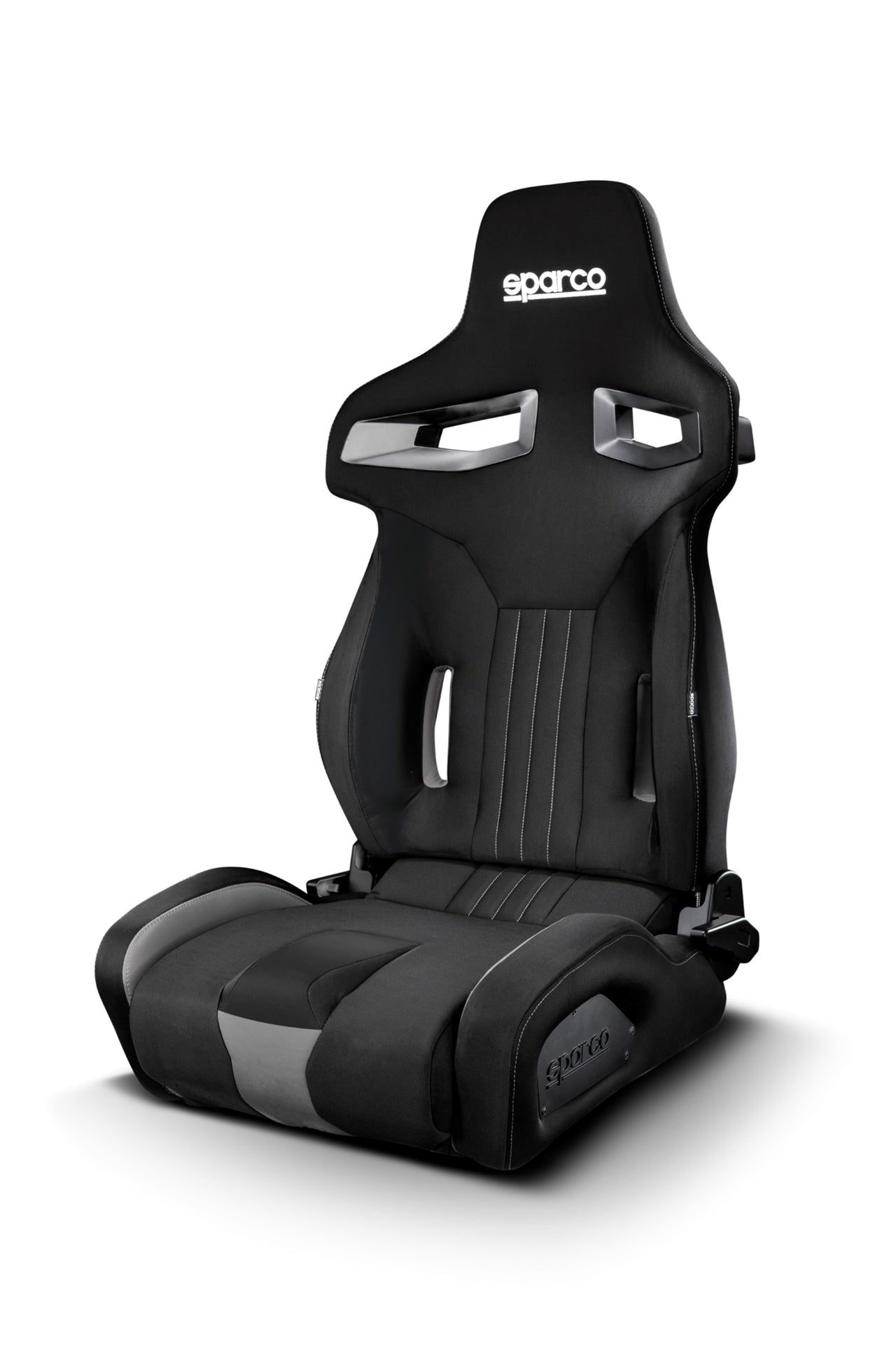 Sparco R333 R-333 R 333 Seat Black / Gray 3/4 Front Image
