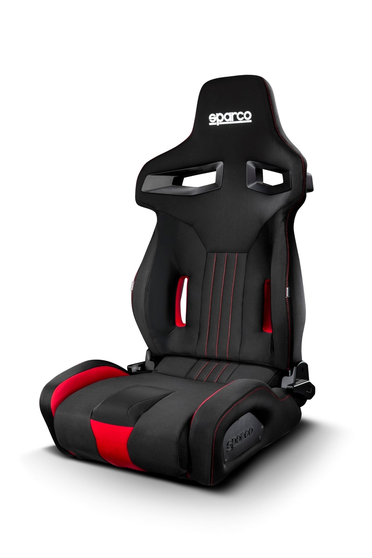 Sparco R333 R-333 R 333 Seat Black / Red 3/4 Front Image