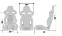 Thumbnail for Sparco R333 R-333 R 333 Seat Dimensions