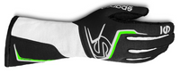 Thumbnail for Sparco Tide-K Kart Racing Glove - BLACK / GREEN 00286NRVF Front image