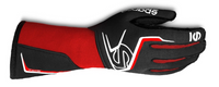 Thumbnail for Sparco Tide-K Kart Racing Glove - Black / Red 00286RSNR Front Image