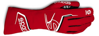 Thumbnail for Sparco_Arrow-K_Kart_Racing_Glove-Red/White_002557RSBI_Front_image