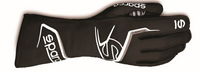Thumbnail for Sparco_Arrow-K_Kart_Racing_Glove_Black/White_002557NRBI_Front_Image