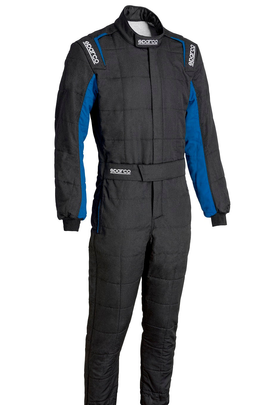 Sparco Conquest 3.0 Race Suit Black / Blue Front Image