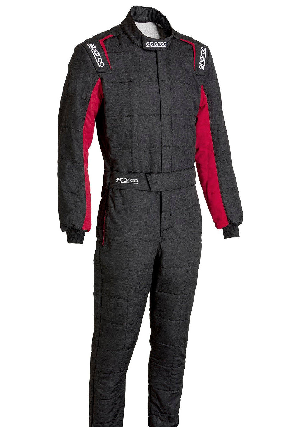 Sparco Conquest 3.0 Race Suit Black / Red Front Image