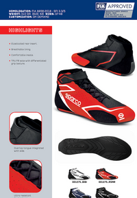 Thumbnail for Sparco Skid Racing Shoes