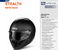 Thumbnail for Sparco Stealth 8878/2024 helmet-Image