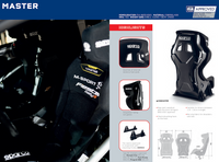 Thumbnail for Sparco Pro Master 8855-2021 Racing Seat