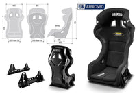 Thumbnail for Sparco Master 008030FNR Racing Seat Measurements and Summary