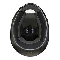 Thumbnail for Black karting helmet bottom view with visible ST5 brand logo on a white background