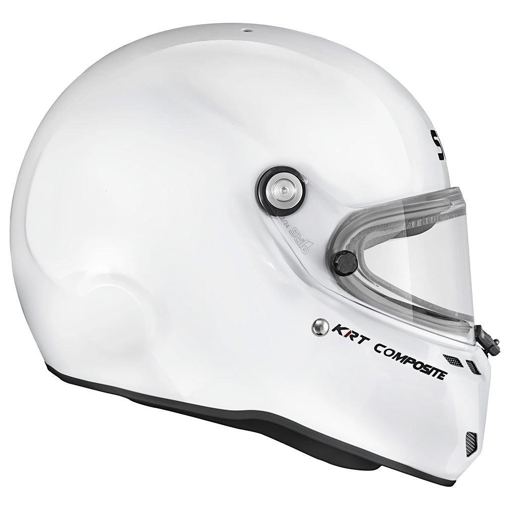 Stilo ST6 KRT Composite kart racing helmet featuring advanced ventilation and aerodynamic design