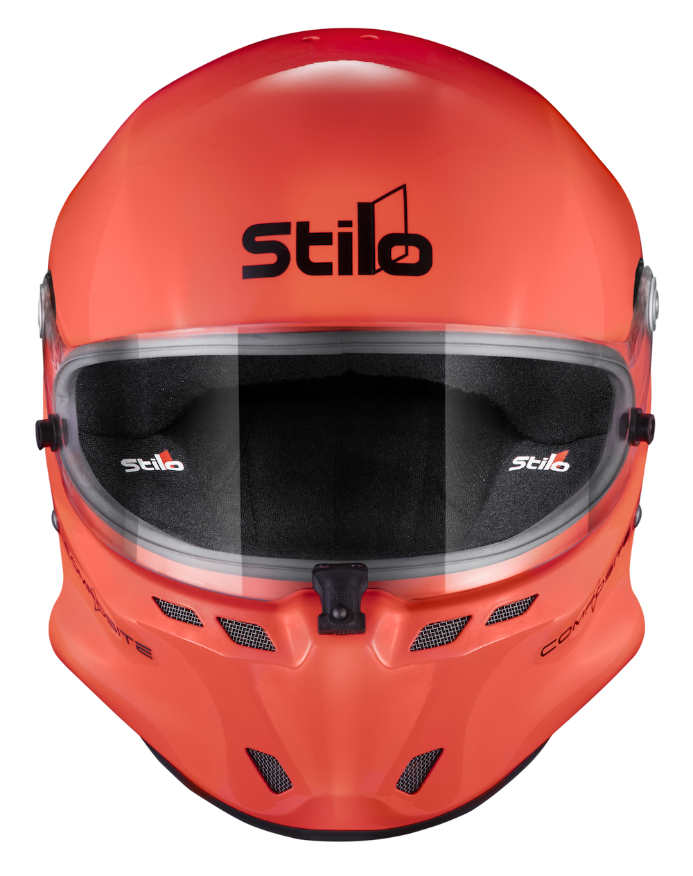 Stilo-ST6-Offshore-Orange-Helmet-Front-image