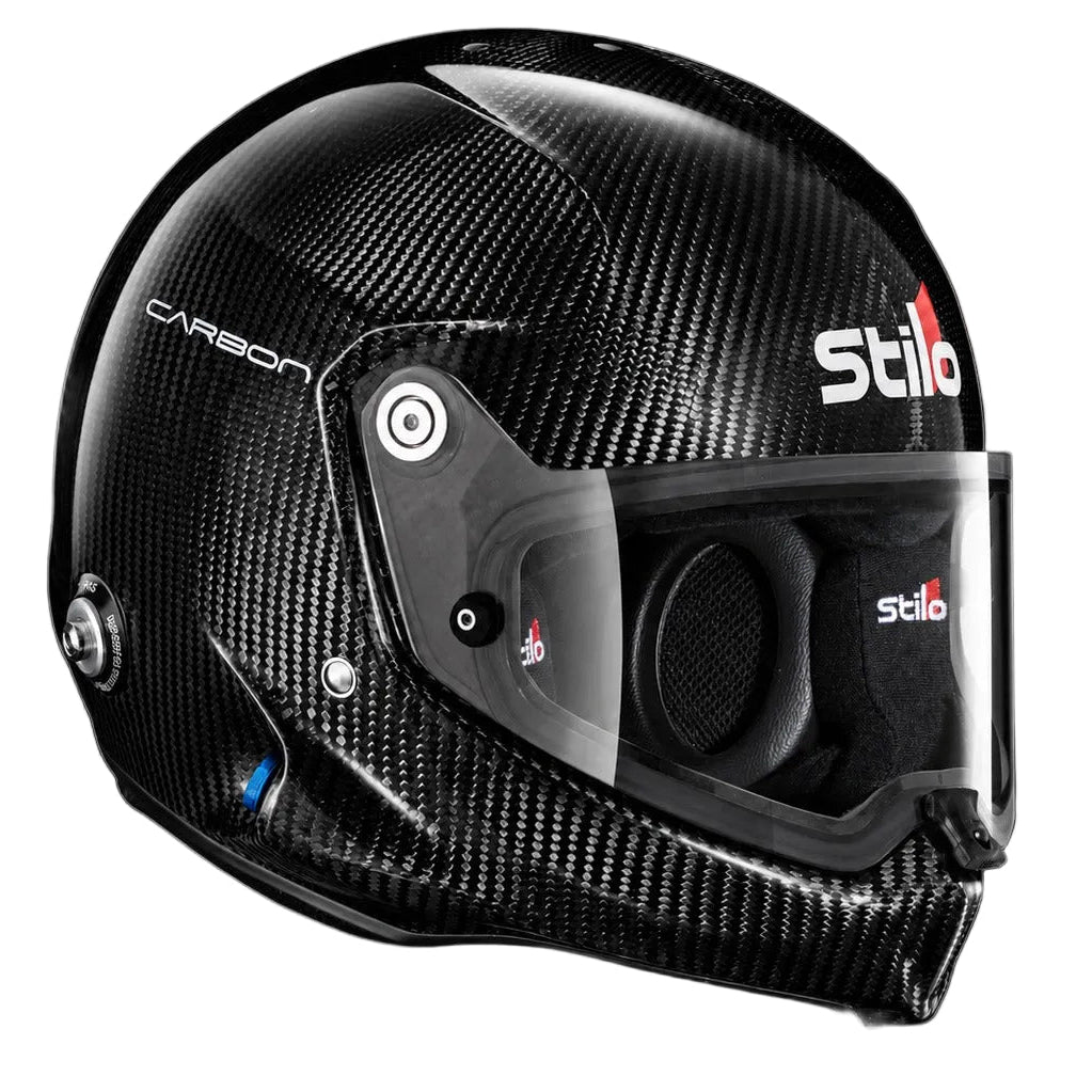 Stilo Venti WRX Dirt Carbon SA2025 FIA 8859 racing helmet front right angle-image