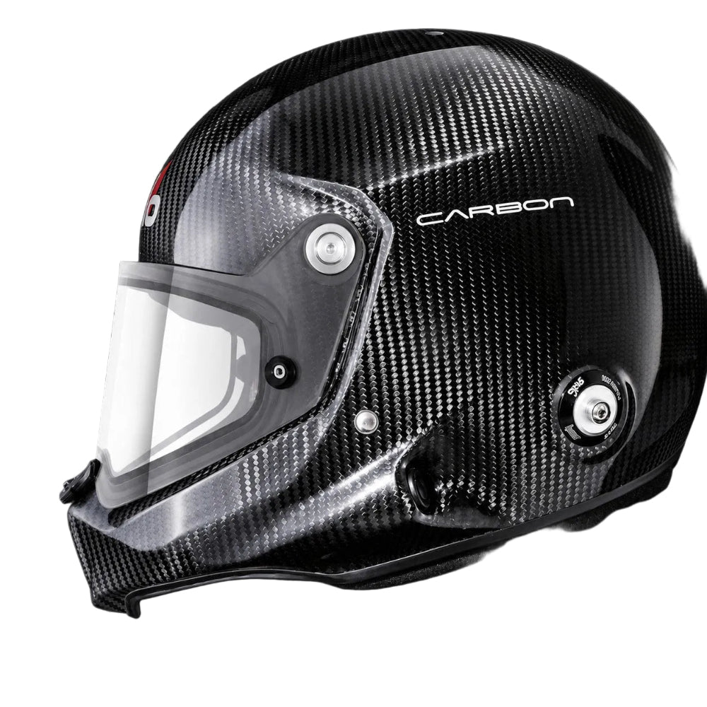Stilo-Venti-WRX-Dirt-Carbon-SA2025-FIA-8859-Racing-Helmet-left-side-profile-image