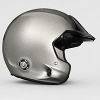 Thumbnail for Stilo Venti4 Trophy Jet Titanium SA2025 FIA 8859 Helmet No Hans enhanced right side profile product image-image