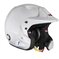 Thumbnail for Stilo Venti4 WRC Composite White SA2025 FIA 8859 rally helmet rear left interior view-image