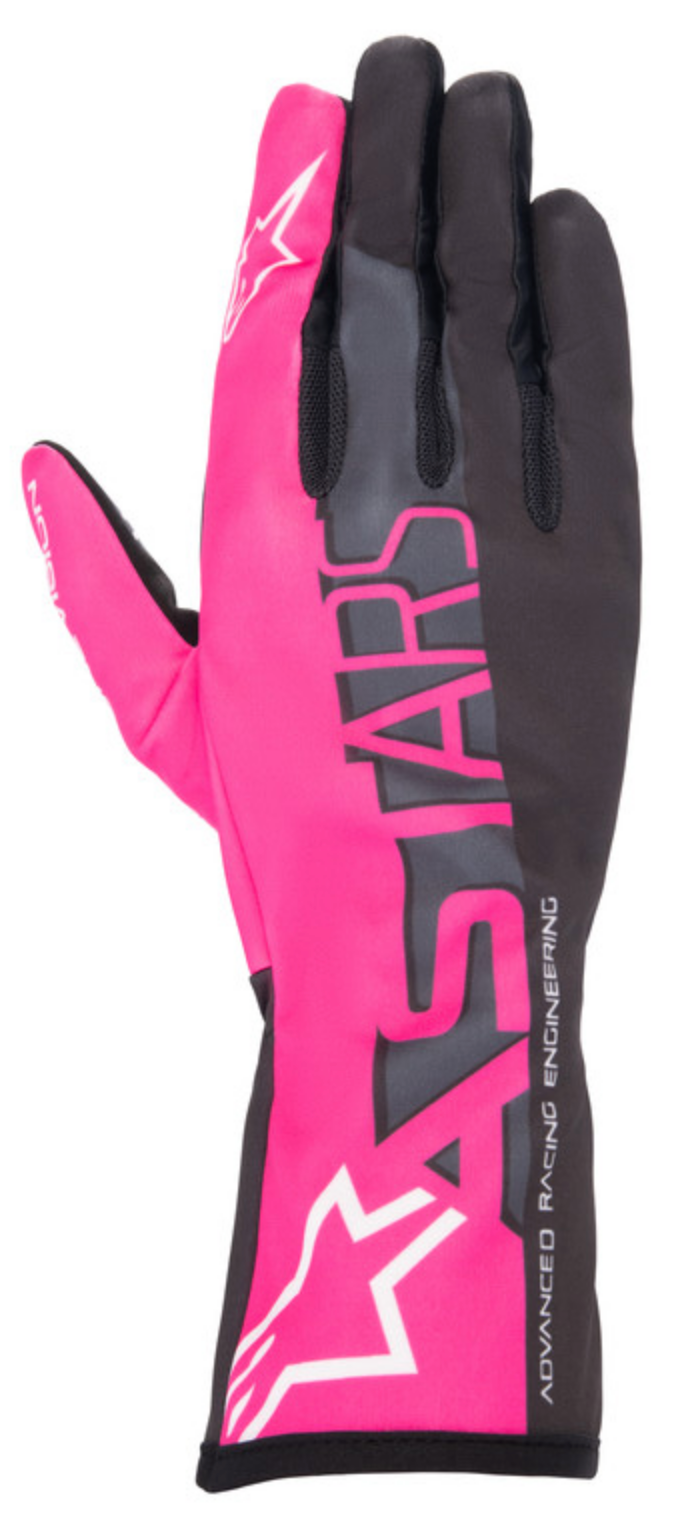 Alpinestars Tech-1 K Race V2 Advance Glove Pink / Black Alpinestars kart race glove gokart glove go-kart glove go kart glove