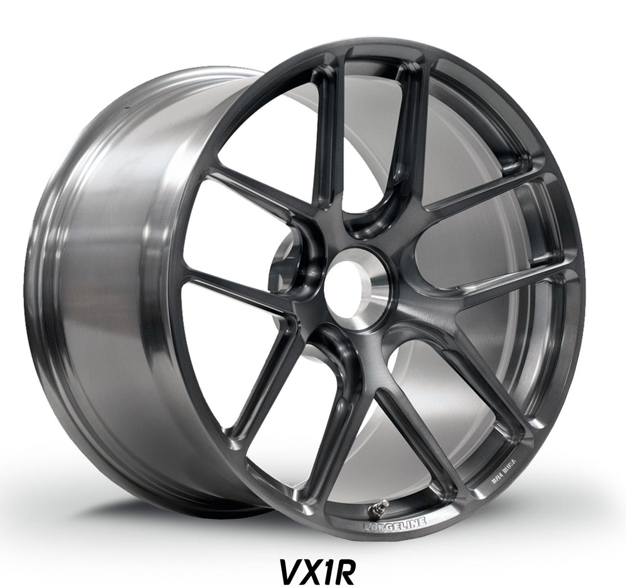 Transparent Smoke Forgeline VX1R for 991 Porsche 911 GT3 lightest weight wheels for HPDE and Time Trials