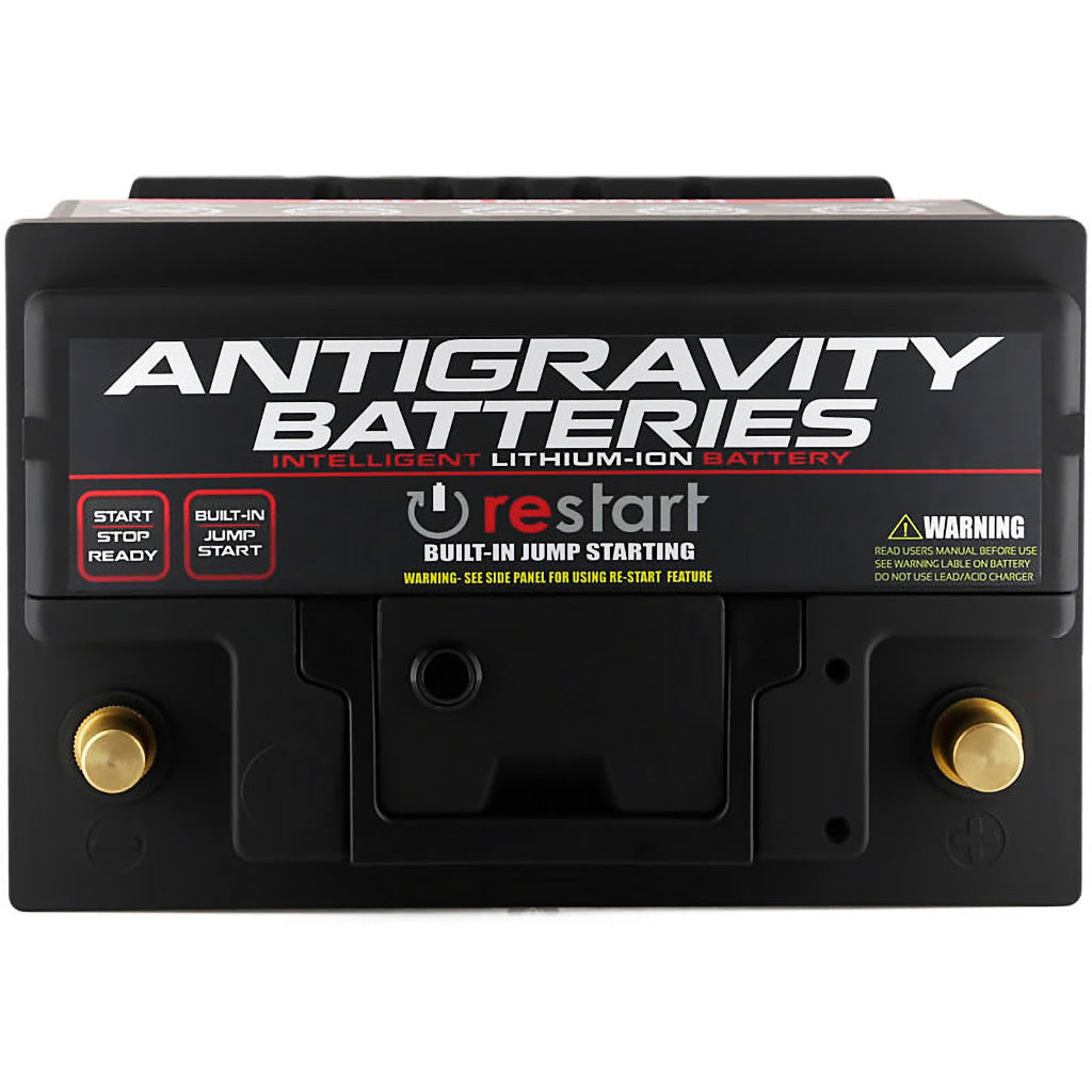 Antigravity H7 Group 94R Li-ion battery showing compact design and terminals