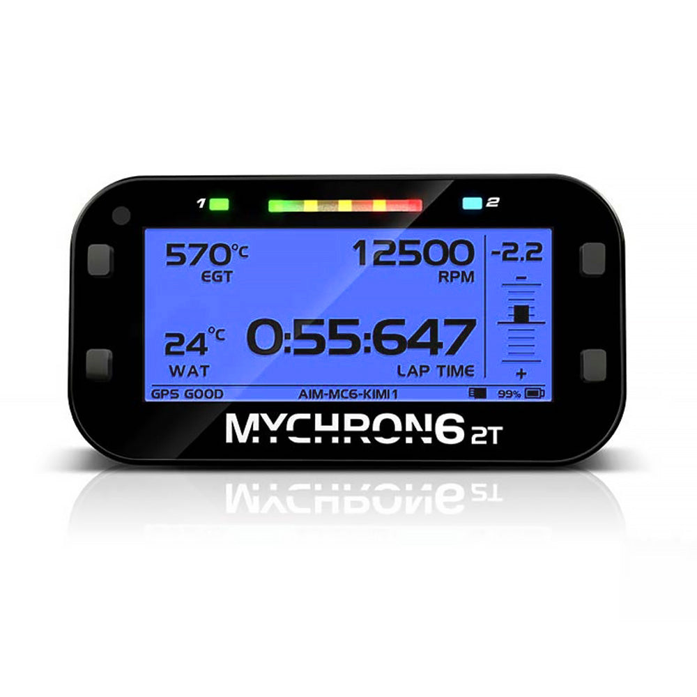 AiM Sports MyChron6 2T Dual-Temp Karting Dash and Data Logger