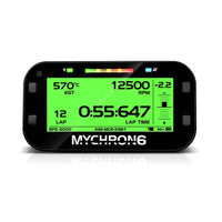 Thumbnail for MYCHRON6 digital display with green screen on a white background