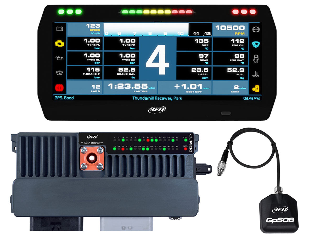 AiM Power Distribution Module PDM32 Kit w/ 10" Display (Race Version)