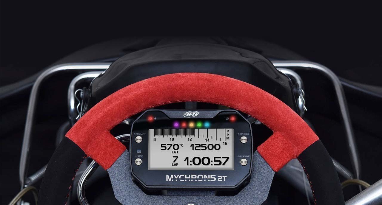 AiM Sports MyChron 5S 2T Dual-Temperature Karting Dash and Data Logger - Competition Motorsport
