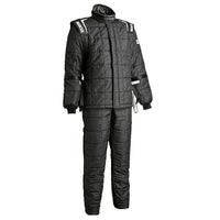 Thumbnail for Two-piece Sparco x20 Drag Suit featuring a jacket and pants set, designed for flexibility and comfort during drag racing.