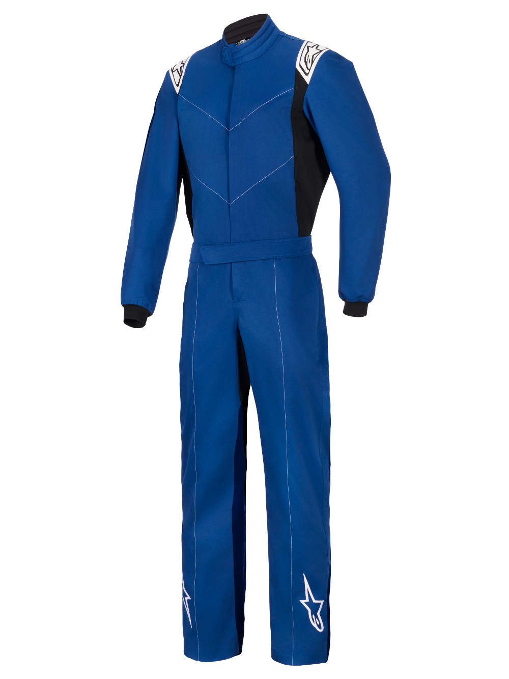 Alpinestars Indoor Kart Racing Suit V2 blue color front view
