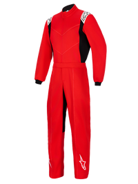 Thumbnail for Alpinestars Indoor Kart Racing Suit V2 red color front view