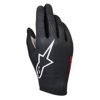 Thumbnail for Alpinestars SIM Gloves Graphic 1 Black Red Tangerine White front view
