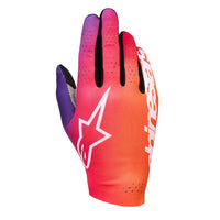 Thumbnail for alpinestars-sim-gloves-graphic-2-orange-neon-purple-white-back-Image 
