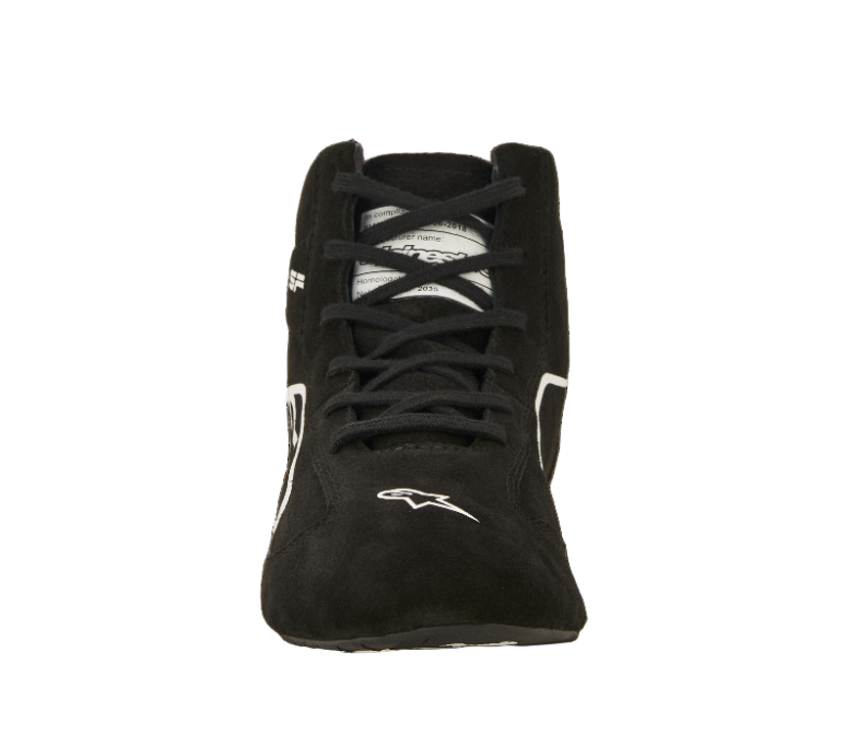 alpinestars sp v3 racing shoes black front lace view image