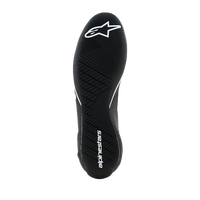 Thumbnail for Alpinestars Supertech K shoes black and white sole bottom view