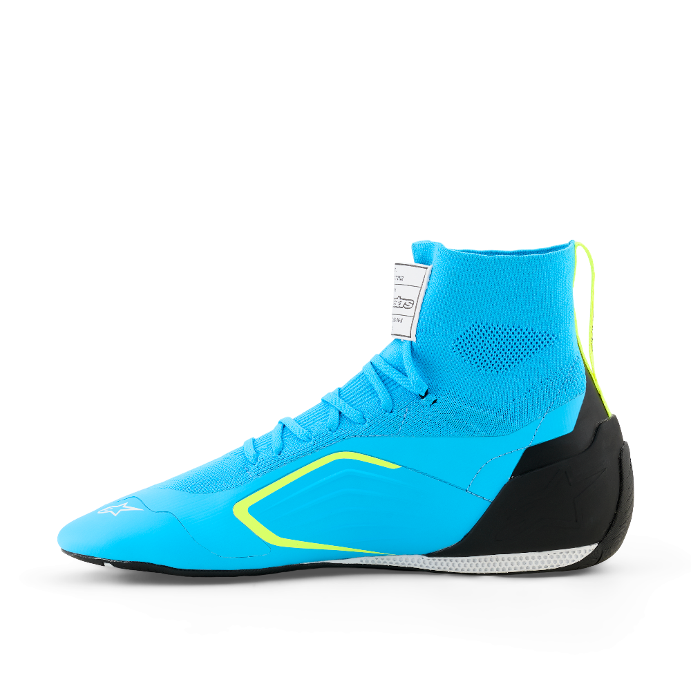 Alpinestars Supertech K Shoes blue yellow right side view image
