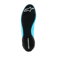 Thumbnail for Alpinestars Supertech K Shoes blue yellow sole view image