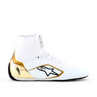 Thumbnail for Alpinestars Supertech K shoes white and gold right side view