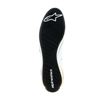Thumbnail for Alpinestars Supertech K shoes white and gold sole bottom view