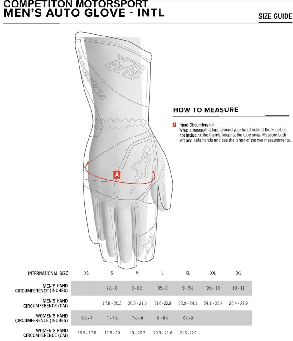 Alpinestars Tech-1 K Race v2 Advance Karting Gloves - Competition Motorsport