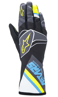 Thumbnail for alpinestars-tech-1-k-race-v2-graphic-karting-gloves-BLACK/BLUE/YELLOW_IMAGE