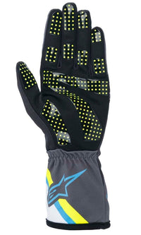 Thumbnail for alpinestars-tech-1-k-race-v2-graphic-karting-gloves-BLACK/BLUE/YELLOW_PALM_IMAGE