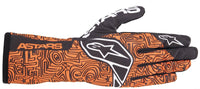 Thumbnail for alpinestars-tech-1-k-race-v2-vertical-karting-gloves-BLACK/ORANGE_IMAGEMotorsport