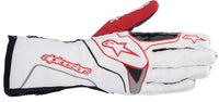 Thumbnail for alpinestars-tech-1-kx-v3-karting-gloves-White/Red_Image