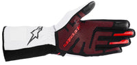 Thumbnail for alpinestars-tech-1-kx-v4-karting-gloves-palm_White/Red_image
