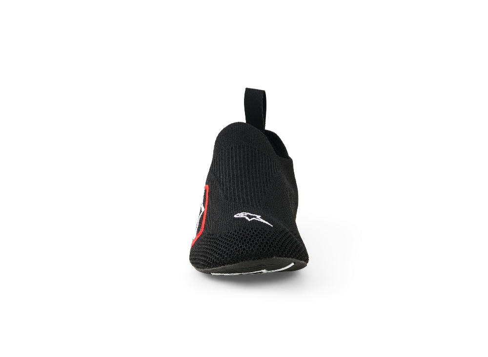 Alpinestars Tech Gaming Shoe black and red front view