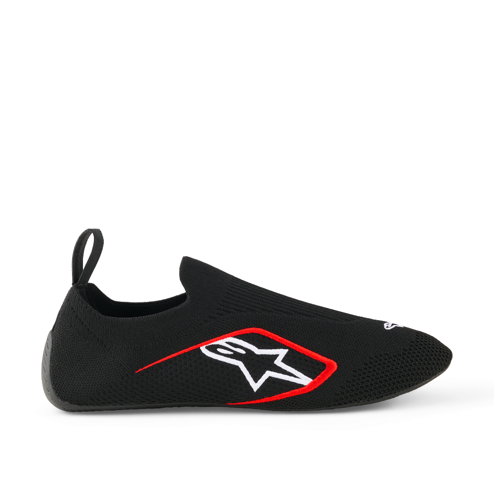 Alpinestars Tech Gaming Shoe black and red right side view